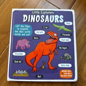 Little Explorers: Dinosaurs by Little Bee Books (English) Hardcover Book